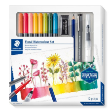 STAEDTLER Művészeti írószer szett Staedtler Design Journey Floral akvarell, virágos filctoll, marker
