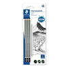 STAEDTLER Művészeti szénceruza Staedtler Design Journey Lumograph 4 db-os klt.