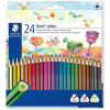 STAEDTLER "Noris Colour" Színes ceruzák, 24 szín, háromszög alakú