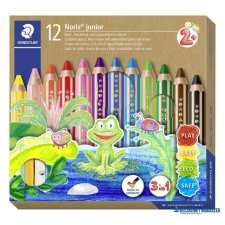 STAEDTLER Noris junior jumbo 3in1, 12 szín + hegyező színes ceruza