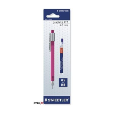 STAEDTLER Nyomósirón és grafitbél, 0,5 mm, STAEDTLER &quot;Graphite 777&quot;,  vegyes színek ceruza