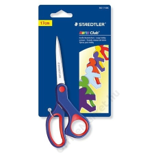 STAEDTLER Olló, hobbi, 17 cm, STAEDTLER Noris Club, kék (TS96517NBK) olló