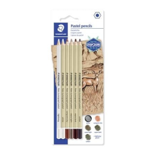 STAEDTLER Pasztell ceruza készlet, hatszögletű, STAEDTLER "Design Journey 100P", 6 különböző szín ceruza