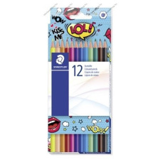 STAEDTLER &quot;Comic&quot; színes ceruza készlet, hatszögletű, 12 szín színes ceruza