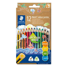STAEDTLER Színes ceruza készlet, háromszögletű, STAEDTLER &quot;Noris® colour jumbo 188&quot;, 12 különböző szín színes ceruza