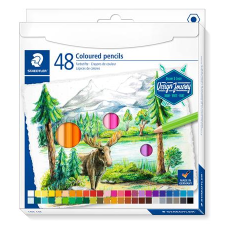 STAEDTLER Színes ceruza készlet, hatszögletű, "146C", 48 különböző szín (TS146CC48) (TS146CC48) ceruza