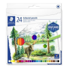 STAEDTLER Színes ceruza készlet, hatszögletű, STAEDTLER "Design Journey", 24 különböző szín