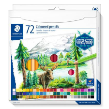 STAEDTLER Színes ceruza készlet, hatszögletű, STAEDTLER &quot;146 C&quot;, 72 különböző szín színes ceruza