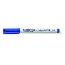  STAEDTLER Táblamarker, 1 mm, M, kúpos, STAEDTLER &quot;Lumocolor 301&quot;, kék filctoll, marker