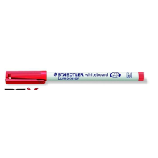 STAEDTLER Táblamarker, 1 mm, M, kúpos, STAEDTLER &quot;Lumocolor 301&quot;, piros filctoll, marker