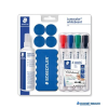 STAEDTLER Táblamarker készlet, 2 mm, kúpos, STAEDTLER "Lumocolor® Set 613 S", 10 darabos