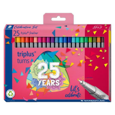 STAEDTLER Tűfilc készlet, 0,3 mm, STAEDTLER Triplus fineliner 334, 25 különböző szín filctoll, marker