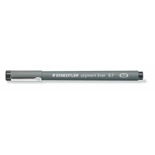  STAEDTLER Tusfilc, 0,7 mm, STAEDTLER "Pigment Liner 308", fekete filctoll, marker
