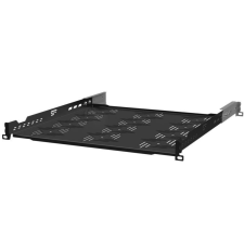 STALFLEX rack szekrény fix tálca 1U 19&quot; 450mm fekete (B-RSA19-1U-450B) egyéb hálózati eszköz