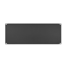 STALFLEX rack szekrény takaró panel 4U 19" fekete (RP19-4U-B) (RP19-4U-B) asztali számítógép kellék