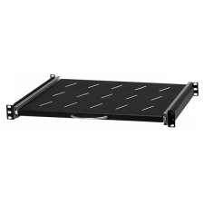 Stalflex RSR19-1U-350B 19" 1U 350mm mély fekete kihúzható polc egyéb hálózati eszköz