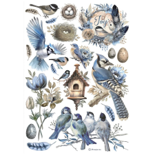 Stamperia Best Sellers Rízspapír A4 Birds Rice Paper (1 ív) decoupage papír