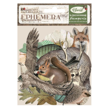 Stamperia Forest Kivágatok - öntapadós Ephemera (1 csomag) matrica