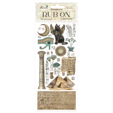 Stamperia Fortune Kaparós matrica Egypt Rub-On (1 ív) matrica