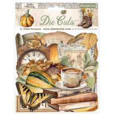 Stamperia Golden Harmony Kivágatok Die Cuts Assorted (1 csomag) matrica