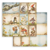 Stamperia Hidden Grove Scrapbook papír 12" (30 cm) Cards Paper Sheets (1 ív)