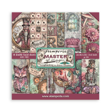 Stamperia Master of Magic Papírkészlet 8" (20 cm) Background selection (10 ív) decoupage papír