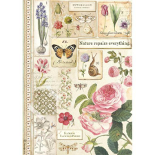 Stamperia Rizspapír A4, Botany / Stamperia Rice Paper (1 ív) decoupage papír