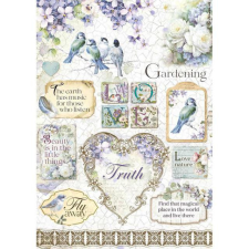 Stamperia Rizspapír A4, Love Nature Birds / Stamperia Rice Paper (1 ív) decoupage papír