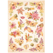 Stamperia Rizspapír A4 - Woodland - flowers - Rice Paper (1 ív) decoupage papír