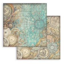 Stamperia Scrapbook kétoldalas papír - Sir Vagabond in Fantasy World mechanisms dekorációs kellék