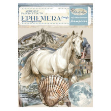 Stamperia Silent Sea Kivágatok - öntapadós Ephemera (1 csomag) matrica
