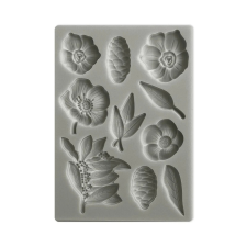 Stamperia Szilikon öntőforma A6 - Christmas - Pinecones - Silicon Mould (1 db) gyertyaöntő forma