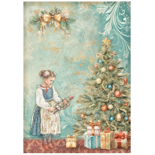 Stamperia The Nutcracker Rízspapír A4 Christmas tree Rice Paper (1 ív) decoupage papír