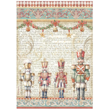 Stamperia The Nutcracker Rízspapír A4 Soldiers Rice Paper (1 ív) decoupage papír
