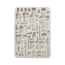 Stamperia The Nutcracker Szilikon öntőforma A5 Soldiers Silicon Mould (1 db) gyertyaöntő forma