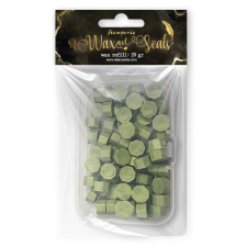 Stamperia Viaszgyöngy Sage green Wax Refill (20 gr) pecsételés