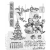 Stampers Anonymous Santa Visit Tim Holtz Gumibélyegző Cling Stamps (1 csomag)