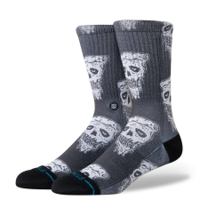  Stance pizza face zokni unisex fekete/fehér l férfi zokni