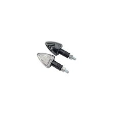 Standard Parts Háromszögletű rövid LED irányjelzők karbon megjelenéssel motorkerékpár irányjelző