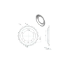 Standard Parts Hátsó fogaskerék 45 fogas Peugeot 103 SPX / RCX (Grimeca felnik d.98mm) Standard Parts Kategorizálatlan termékek
