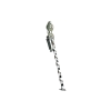 Standard Parts Oldalsó állvány ovális hosszú csavart króm Standard Parts Vázak, idomok, kiegészítők Sztenderek, kitámasztók