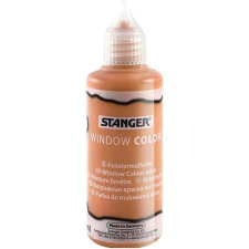 Stanger Kreatív üvegmatrica festék Stanger 80 ml világosbarna üvegfesték