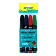 Stanger M236 alkoholos marker vágott hegy 1-4mm 4db-os készlet filctoll, marker