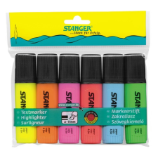 Stanger Szövegkiemelő Stanger 6 db-os klt. filctoll, marker
