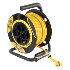 Stanley Beltéri kábeldob 40 m H05VV-F 3G1,5 mm 2 kábel SXECCL26BVE hosszabbító, elosztó