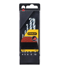 Stanley FÚRÓSZÁRKÉSZLET 4-10MM KŐHÖZ 5DB-OS barkácsgép tartozék