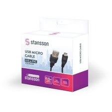STANSSON 15cm usb micro kábel cs-203-d kábel és adapter