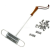  Stantator pentru carne gratar, Mindblower, fier, argintiu, 52 litere