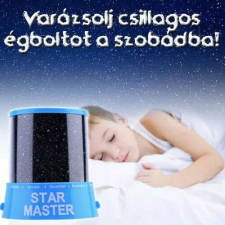 Star Light Csillagkivetítős lámpa / csillagos égbolt a szobádban! éjjeli fény