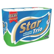 Star Trio Star Trio toalettpapír 3 rétegű 24 tekercs higiéniai papíráru